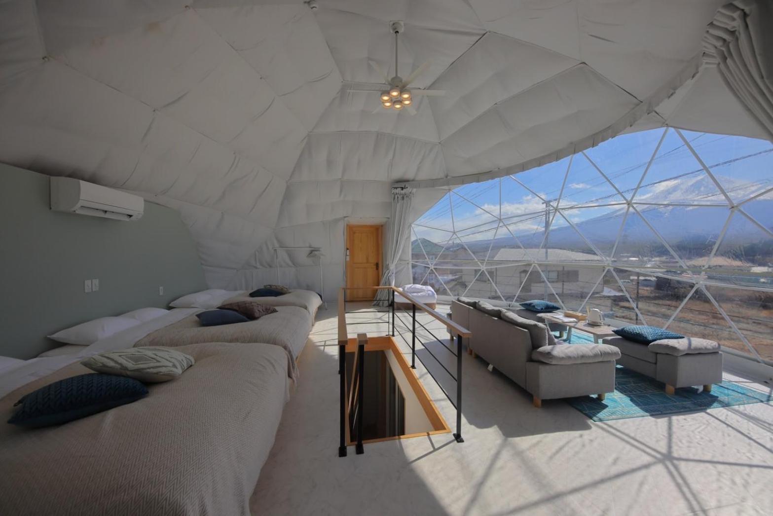 Glamping Dome Yoshimura Fujikawaguchiko Ngoại thất bức ảnh