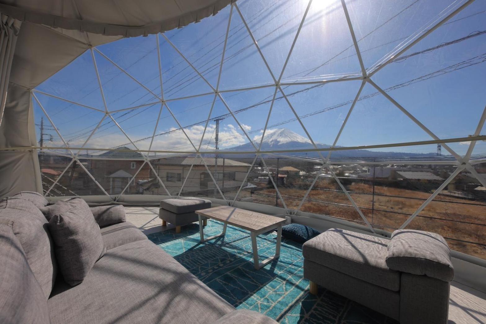 Glamping Dome Yoshimura Fujikawaguchiko Ngoại thất bức ảnh