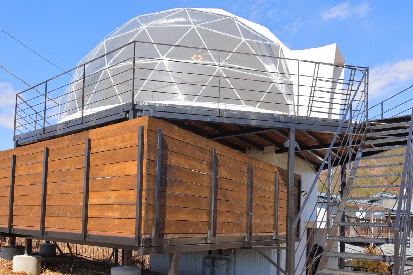 Glamping Dome Yoshimura Fujikawaguchiko Ngoại thất bức ảnh